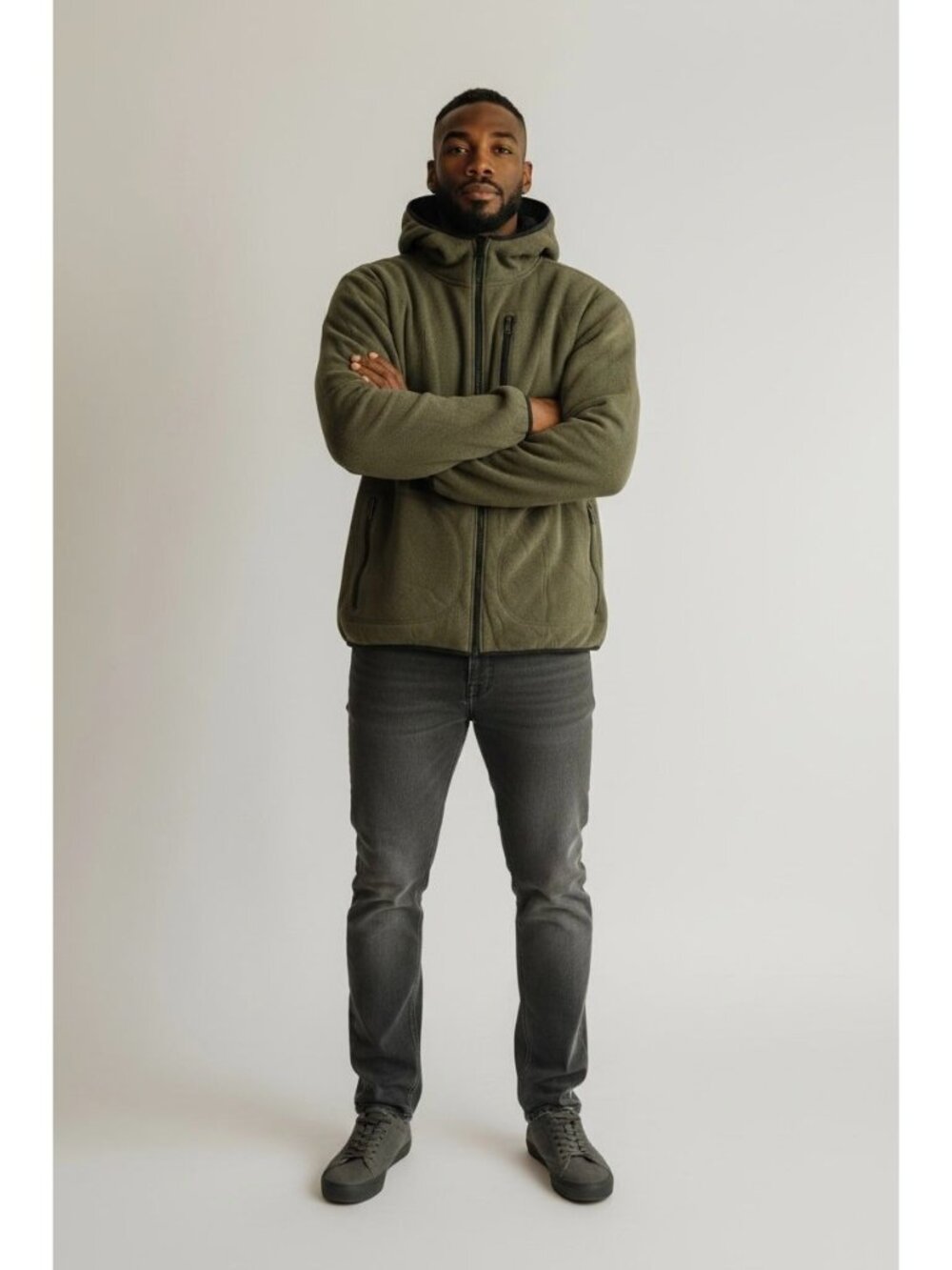 Blu Rock New York Men's Sherpa Heavyweight Fleece Hoodie